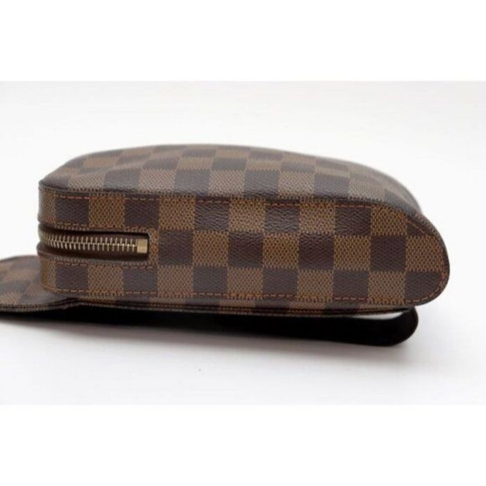 Authentic Louis Vuitton Geronimos Bum Bag Sling Bag Damier Ebene Crossbody Waist - Picture 7 of 16